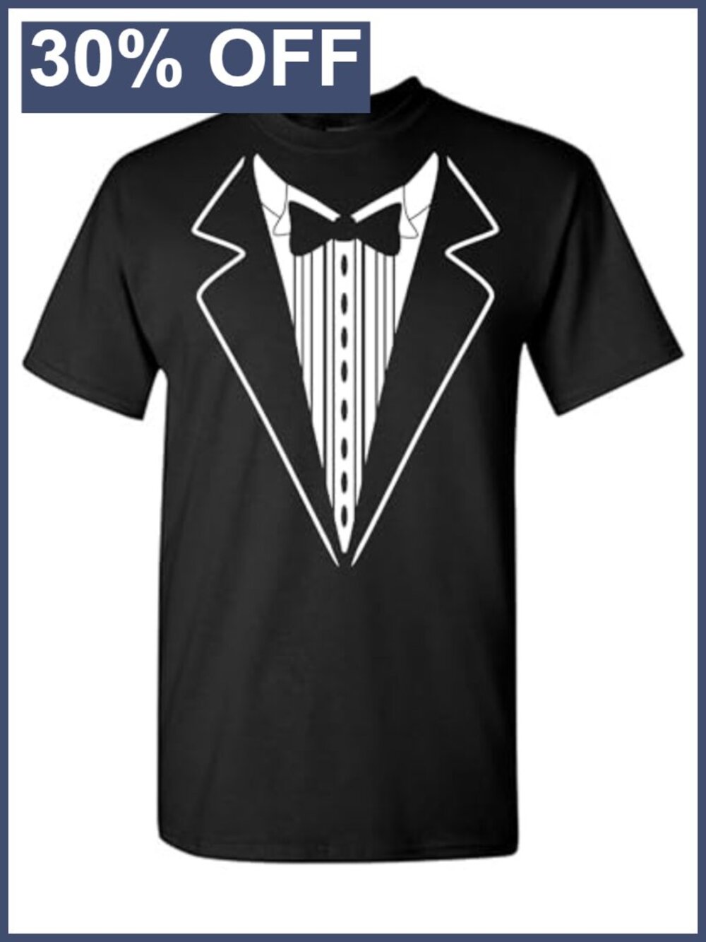 Tuxedo Graphic Tee Formal Costume Party Funny Novelty